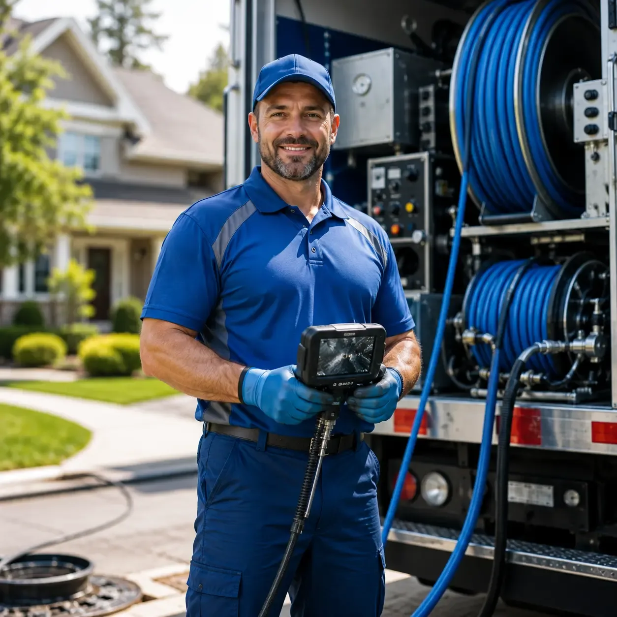 Local outdoor drain cleaning specialists in Perkins, MI